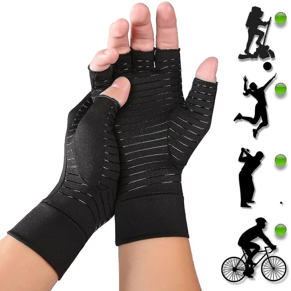 Anti Arthritis Compression Gloves Wrist Rehabilitation Training Care Pain Relief Mittens