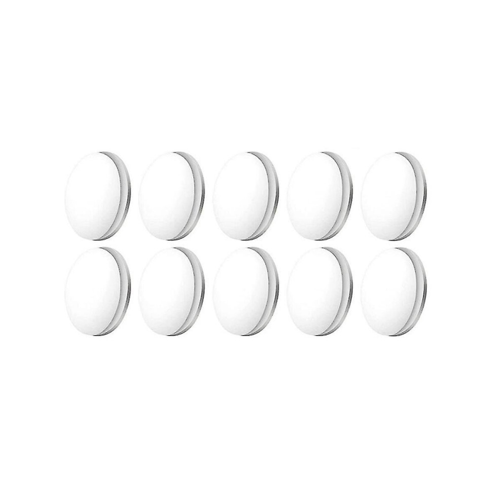 10Pcs Magnetic Curtain Weights Drapery Weights Magnet Shower Curtain Weights Bottom For Tablecloth Curtain, White