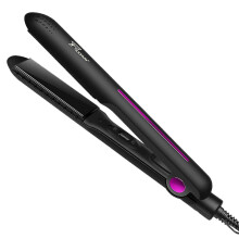 Travel Mini Hair Straightener For Short And Wavy Hair Ceramic Plate Heated Curler Beard Curl Straightening Mini Hair Straightener Quick And Easy Hair