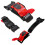 3pcs Motorcycle Bike Plastic Quick Release Helmet Pull Chin Strap Buckle Clip 5