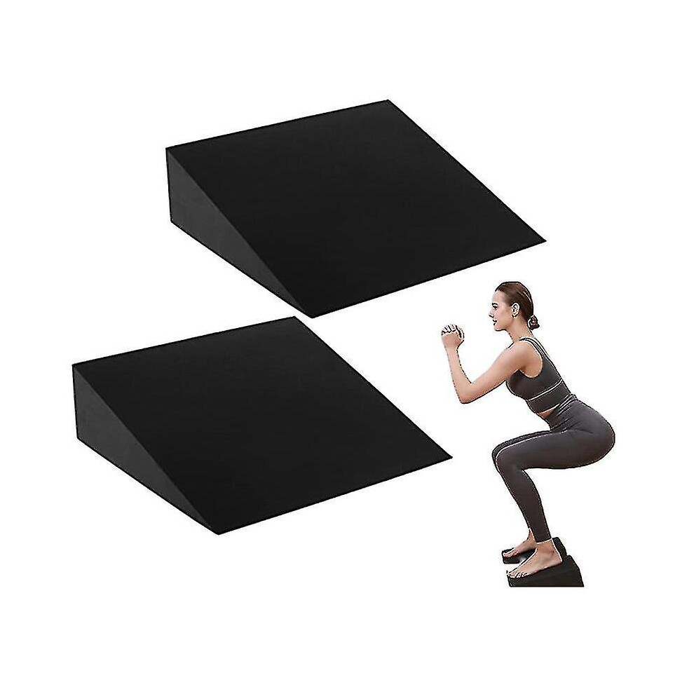 Bimirth Yoga Blocks Foam Squat Wedge Block Calf Stretcher Slant Board Foot Stretch Wedge Blocks Home Yoga Fitness