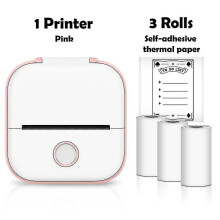 Phomemo T02 Mini Printer Portable Printer Thermal Printing Sticker Wireless Inkless Pocket Printer Self-adhesive Label Printer