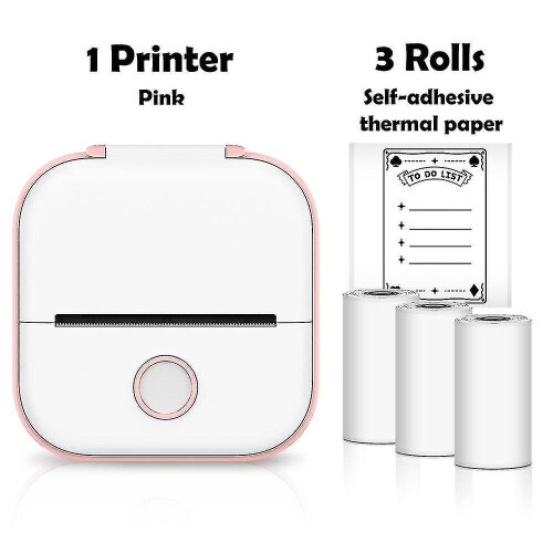 Phomemo T02 Mini Printer Portable Printer Thermal Printing Sticker Wireless Inkless Pocket Printer Self-adhesive Label Printer