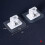 4 Pack Self Adhesive Adjustable Curtain Rod Holder Clamp Hooks Rod Bracket -zz 3