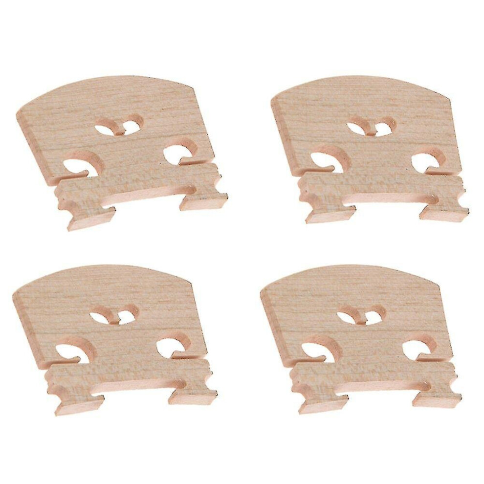 Violin Parts Violin-bridge-5pc-4/4 Maple Bridge Violin Parts, 4 Piece