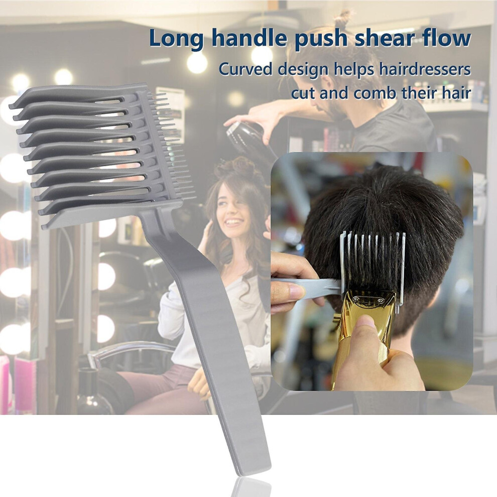 A Haircut Fade Combs, Professionally Curved Positioning Comb, Gradienter Design Hair Cutting Comb With Ergonomic Design, Comb For Barbe At Home Not,Specified