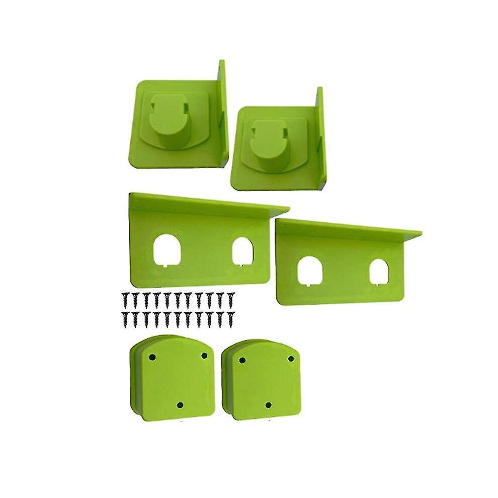 4pcs Wall Mount For Ryobi 18v Battery Holder,2pcs For Ryobi Power Tool Holder,plastic Electric Tool Battery Dock