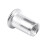 M5 Aluminium Threaded Rivnuts Flat Head Rivet Nuts Nutserts 100pcs 4