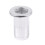 M5 Aluminium Threaded Rivnuts Flat Head Rivet Nuts Nutserts 100pcs 3