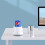 (White) Quick Electronic Cooling Cup Portable Coke Cooler Desktop Car Cup 3