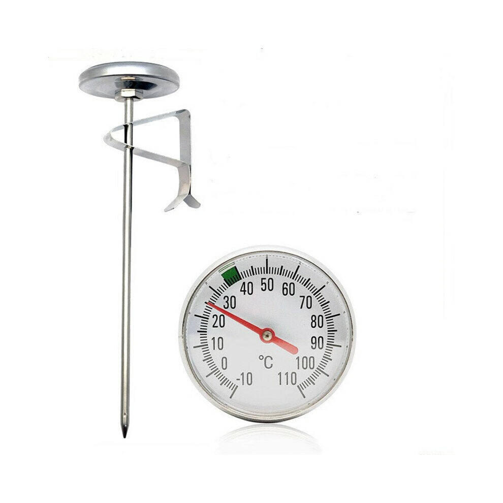 Food Thermometer Stainless Steel Measuring Safety for Coffee Milk