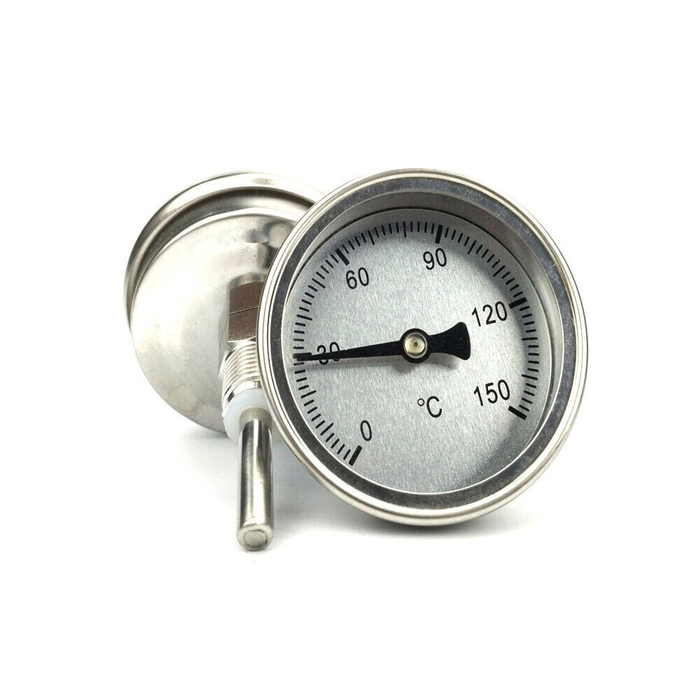 Metal Thermometer Stainless Steel Material Battery-free Waterproof Liquor Making Accessories