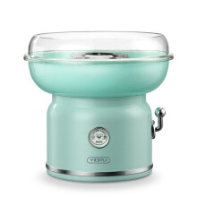 (Blue) Electric DIY Cotton Candy Maker 500W 300ml Portable Cotton Sugar Floss Machine Household