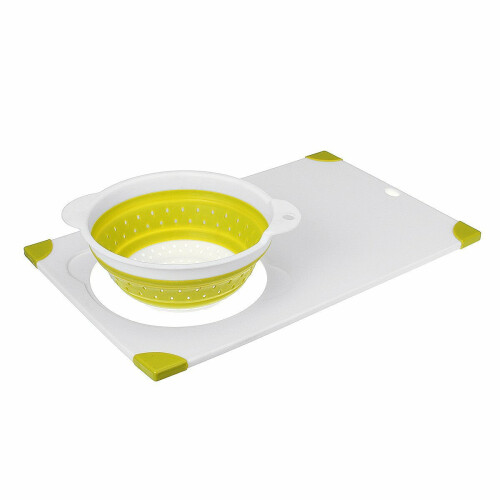 Multi-Function 2 In 1 Chopping Board Folding Drain Basket Kitchen Cutting Board 1