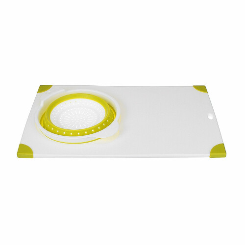 Multi-Function 2 In 1 Chopping Board Folding Drain Basket Kitchen Cutting Board 2