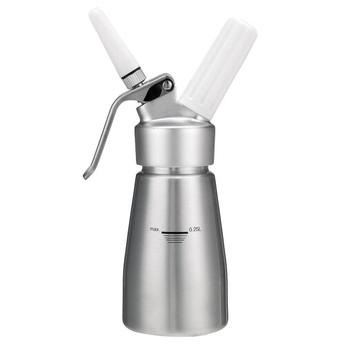 (Silver) Cream Butter Dispenser 50ML Whipped Coffee Dessert Whipper Cake Maker Tools 1