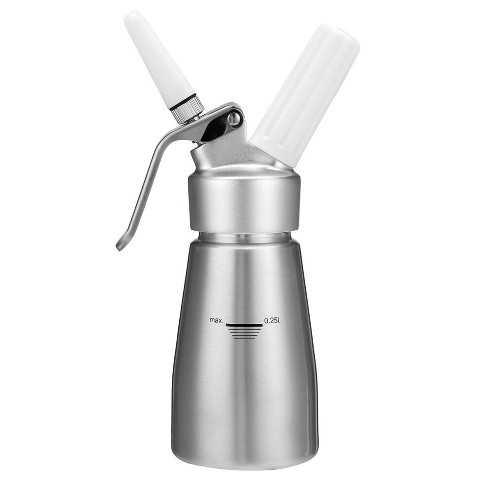 (Silver) Cream Butter Dispenser 50ML Whipped Coffee Dessert Whipper Cake Maker Tools