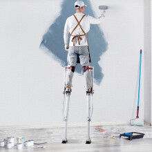 VEVOR Drywall Stilts Aluminum Tool Stilts 36''-50'' Adjustable Painting Taping