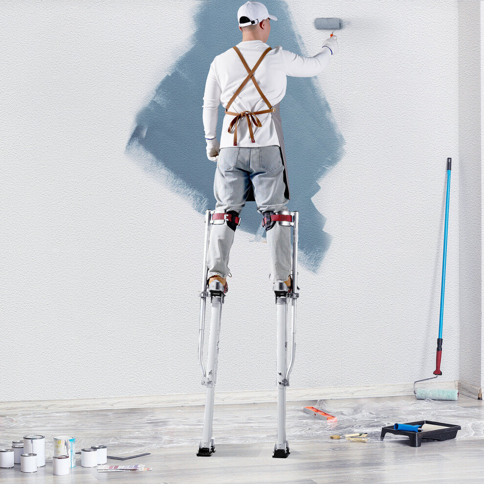 VEVOR Drywall Stilts Aluminum Tool Stilts 36''-50'' Adjustable Painting Taping