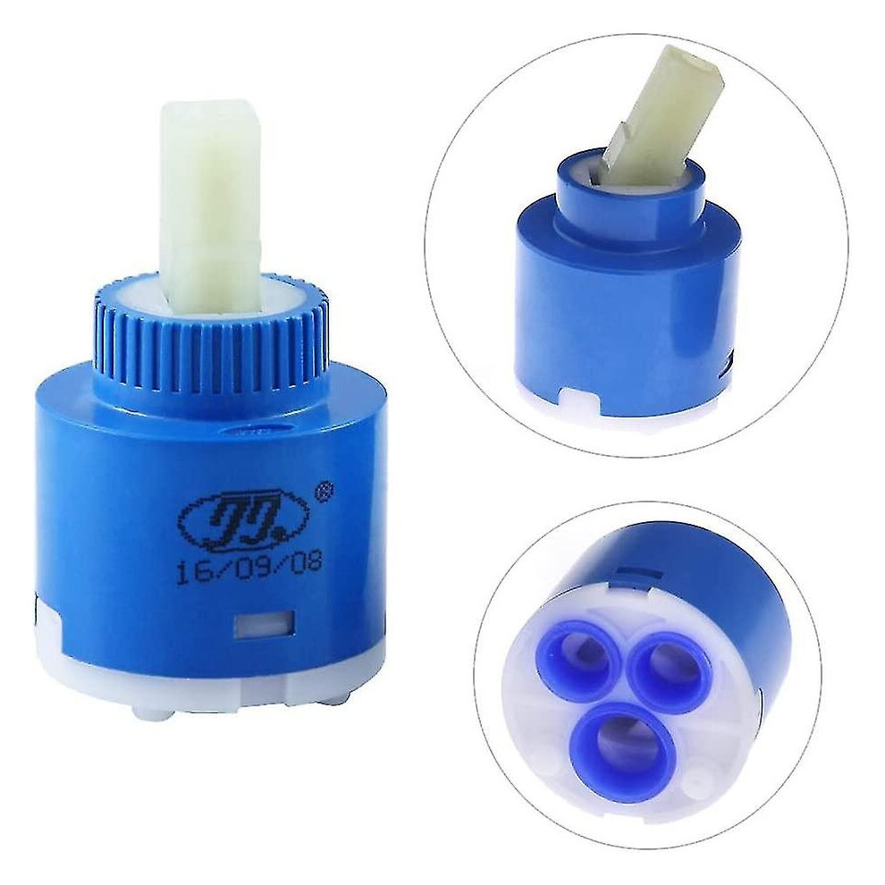 Ceramic Cartridge Ceramic Cartridge Replacement Mixer Tap Inner Controller Faucet Replacement For Bathroom Mixer Tap (Blue 35Mm) Hy 9172662318586