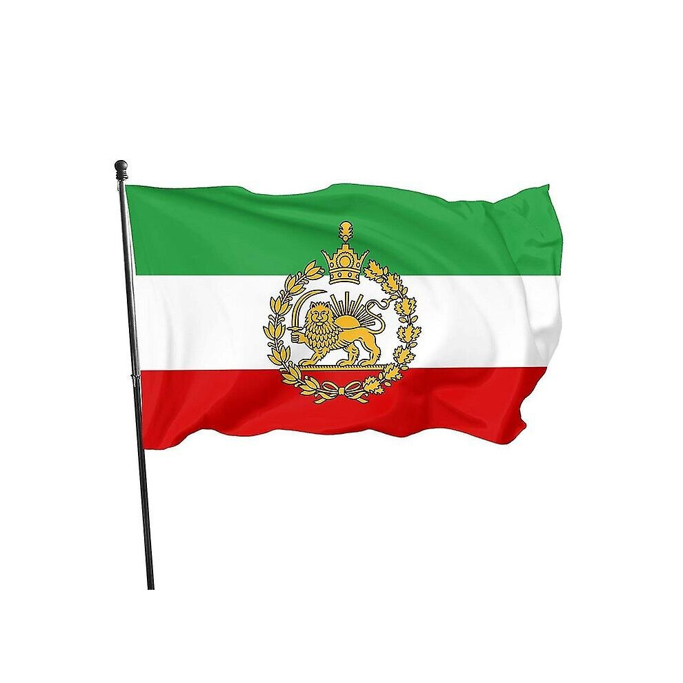 Iran Flags 3x5 Ft Persian Flag 90x150 Cm Lion Sun Crown Iranian Revolution