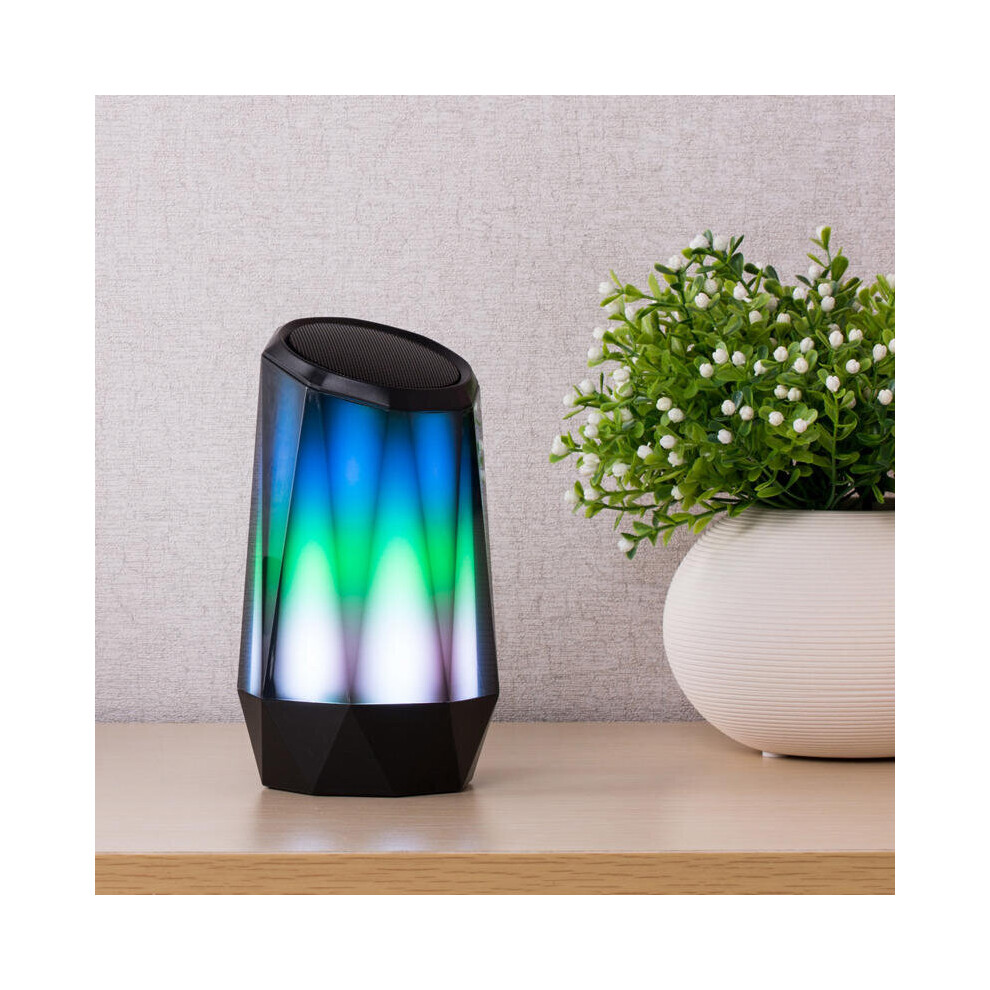 Portable LED Colorful Light Bluetooth Speaker RGB Bulb Smart Wireless Better Bass Music Player Cool