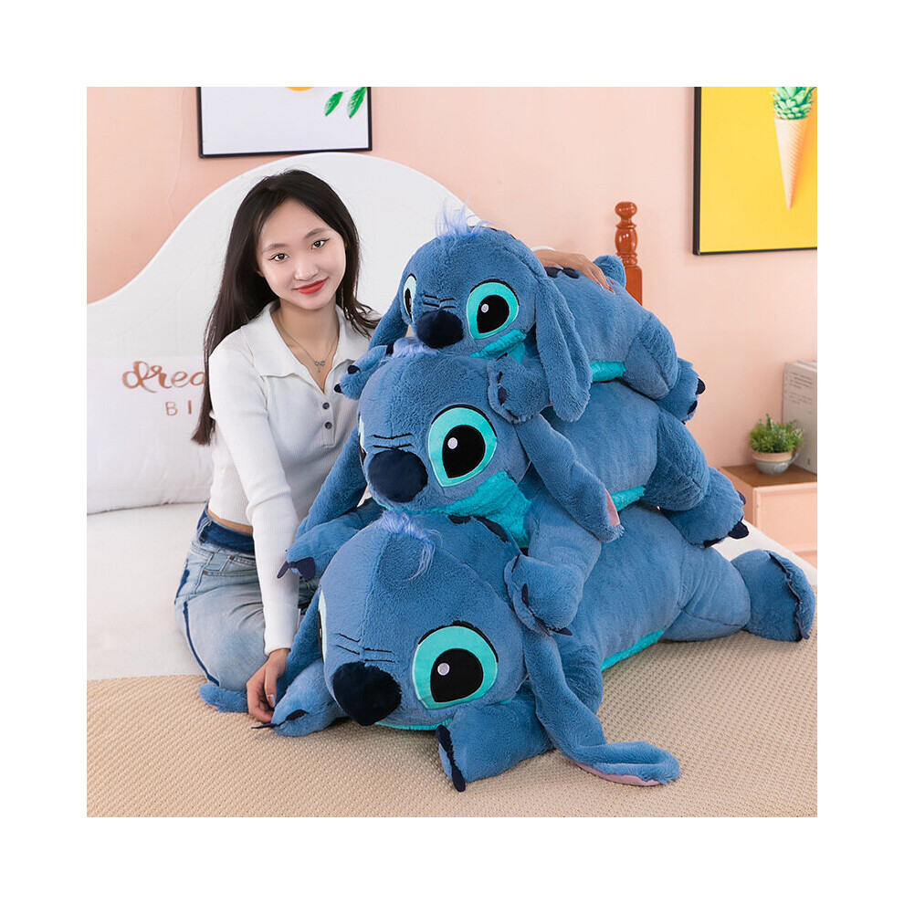 (100cm) Cartoon Animation Stitch, Plush Toy Series Lilo and Stitch Big Cuddly Toy,Cushion with Children's Birthday Party