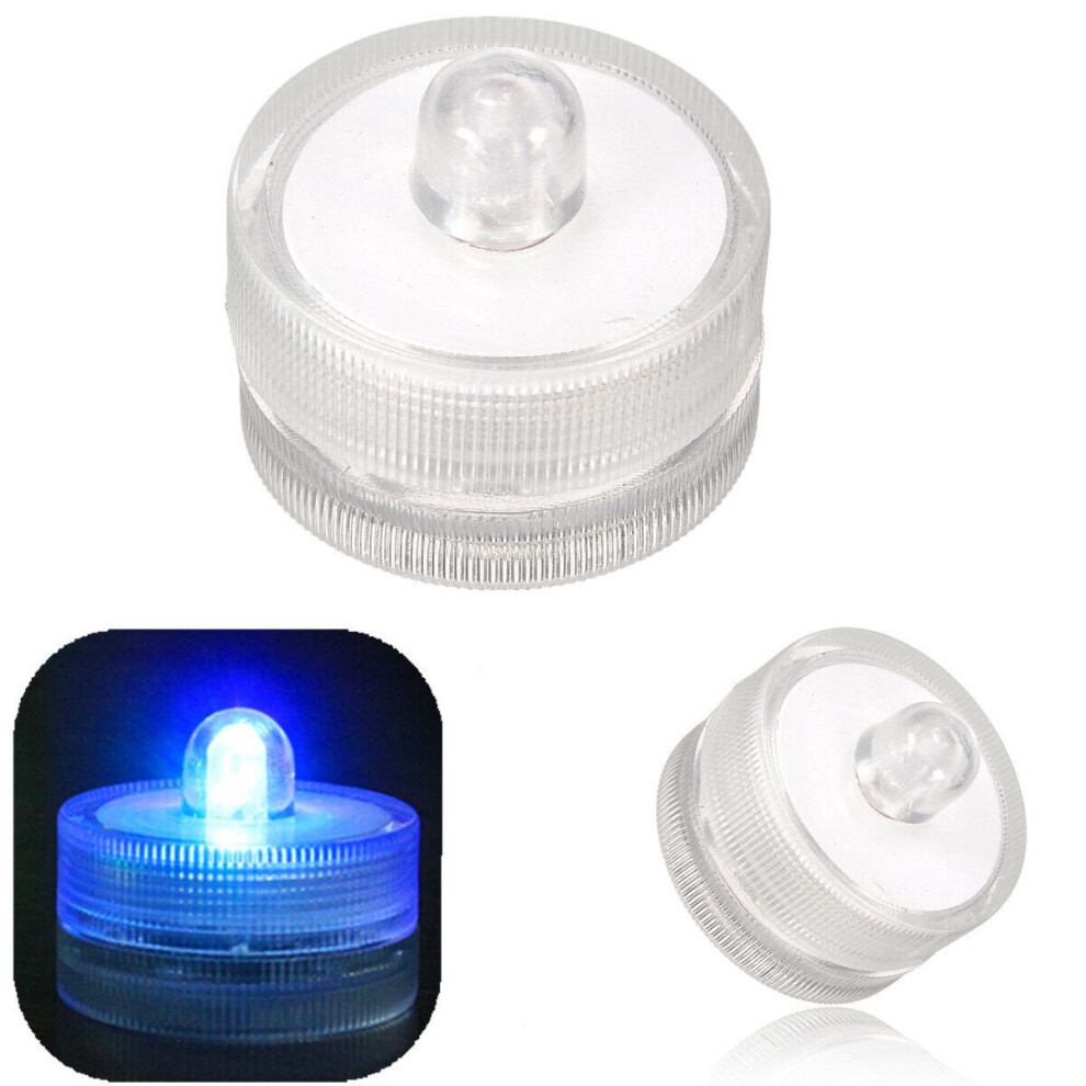 (Blue) Waterproof LED Light Party Wedding Decor Floral Lamp Decoration Vase Candle Fishbowl Light-image-OPC-PCJVXPH-NEW