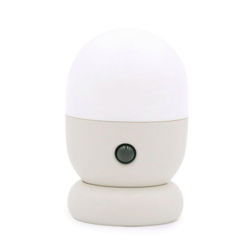 (White) Capsule LED Night Light Protable PIR Motion Rechargeble Magnetic Wall Lamp Desk Light Stair Corridor
