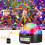 (EU Plug) 9 Color LED Voice Control With Remote Control MP3 Crystal Ball Flashlightts Stage Sprinkle Lights 5