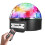 (EU Plug) 9 Color LED Voice Control With Remote Control MP3 Crystal Ball Flashlightts Stage Sprinkle Lights 10
