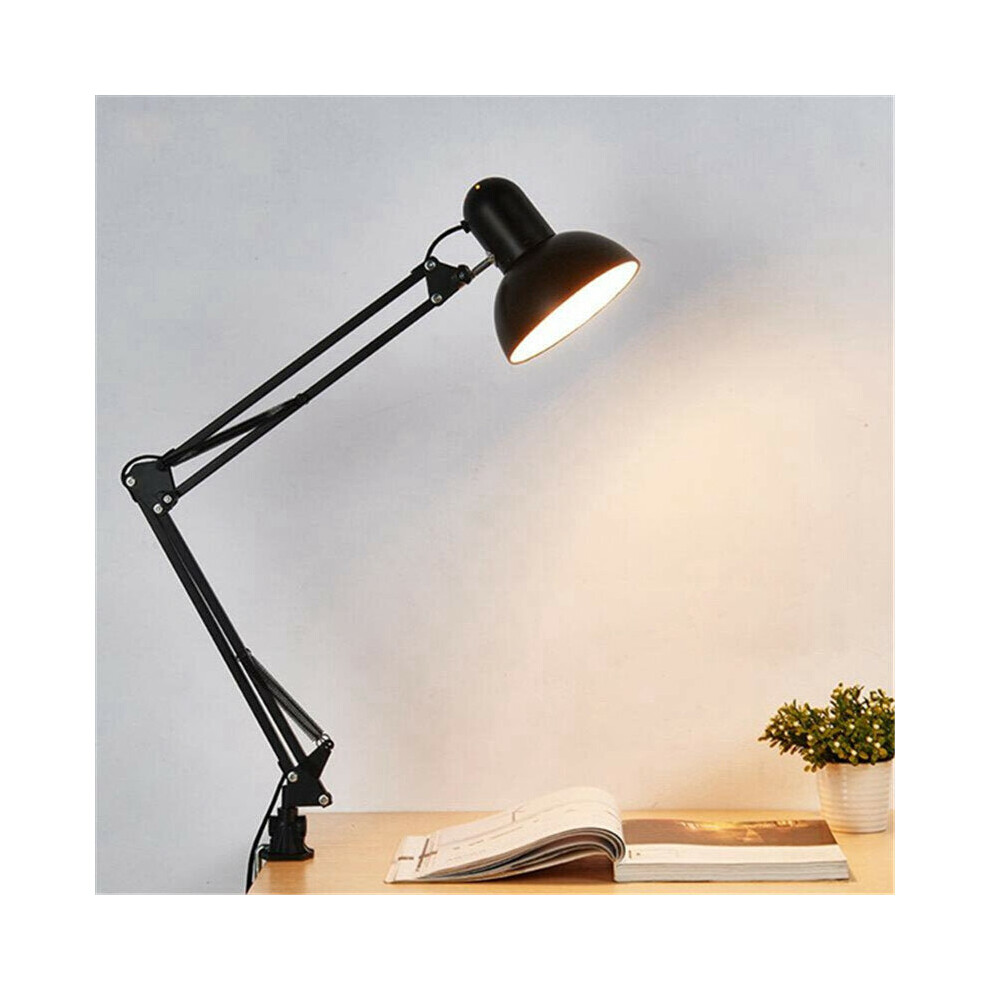 Large Adjustable Swing Arm Drafting Office Studio Clamp Table Lamp Desk Lamps Adjustable Light