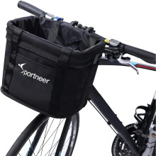 Bike Basket Front Handlebar - Quick Release Bicycle Basket Multi-purpose Detachable Small Pet Carrier Easy Install Bike Basket