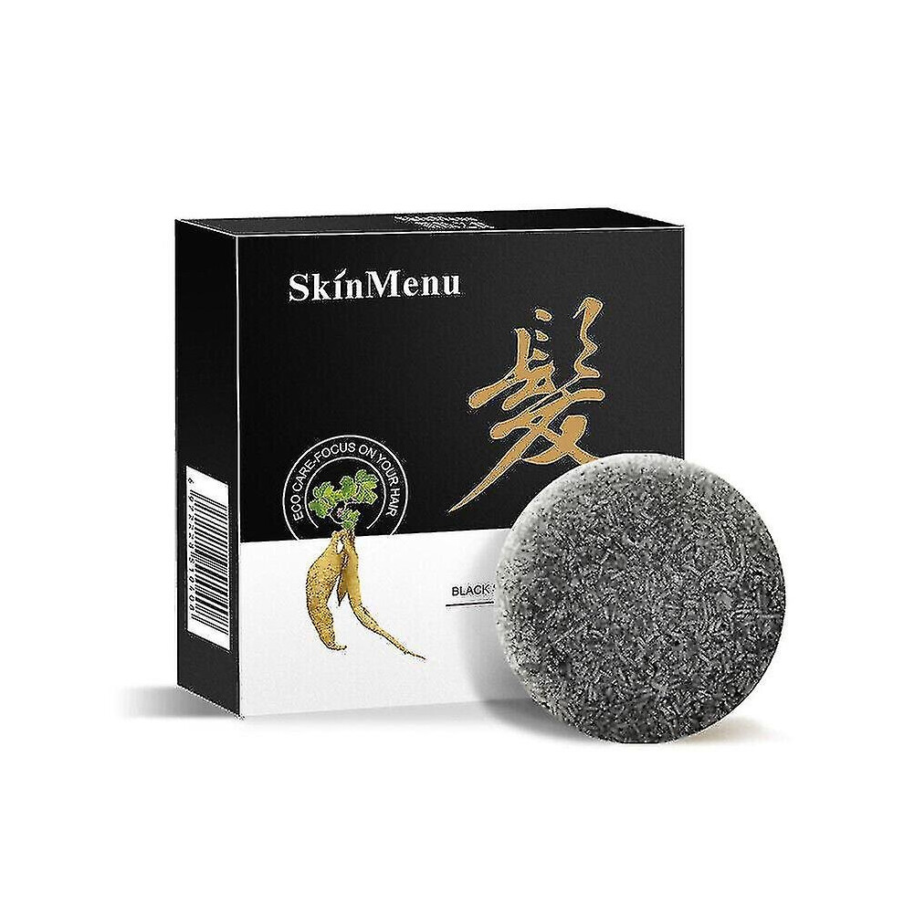 Grey Cover Bar Shampoo Soap Polygonum Essence Hair Darkening Shampoo