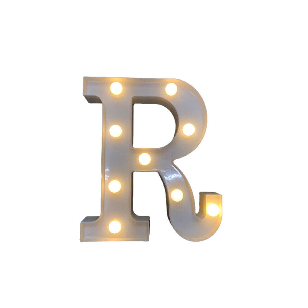 (R) LED English Letter And Symbol Pattern Night Light Home Room Proposal Decor Creative Modeling Lights For Bedroom Birthday Party