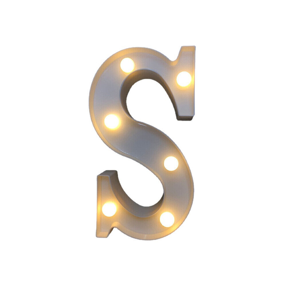 (S) LED English Letter And Symbol Pattern Night Light Home Room Proposal Decor Creative Modeling Lights For Bedroom Birthday Party