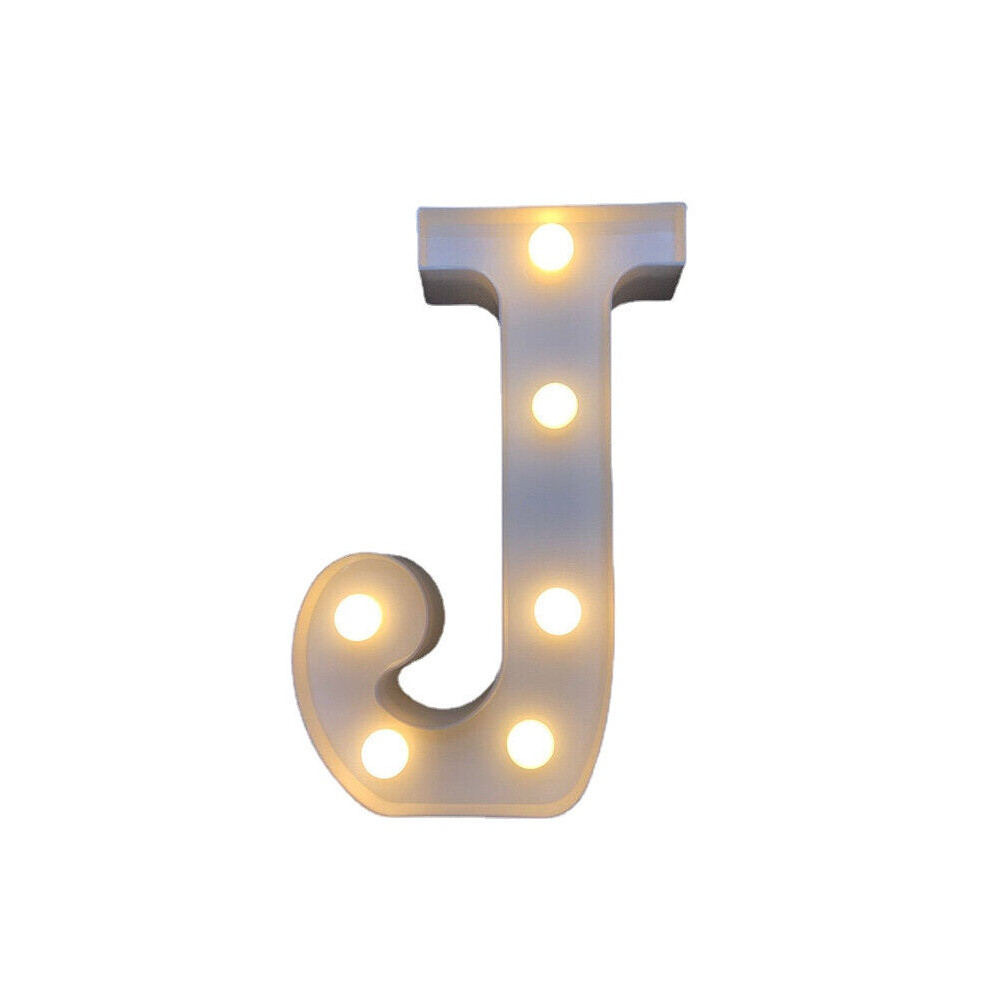 (J) LED English Letter And Symbol Pattern Night Light Home Room Proposal Decor Creative Modeling Lights For Bedroom Birthday Party