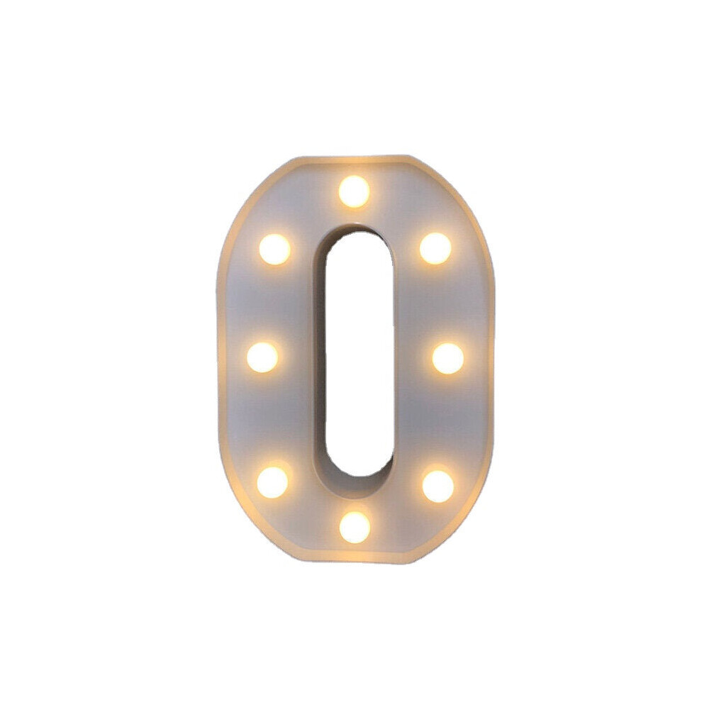 (O) LED English Letter And Symbol Pattern Night Light Home Room Proposal Decor Creative Modeling Lights For Bedroom Birthday Party