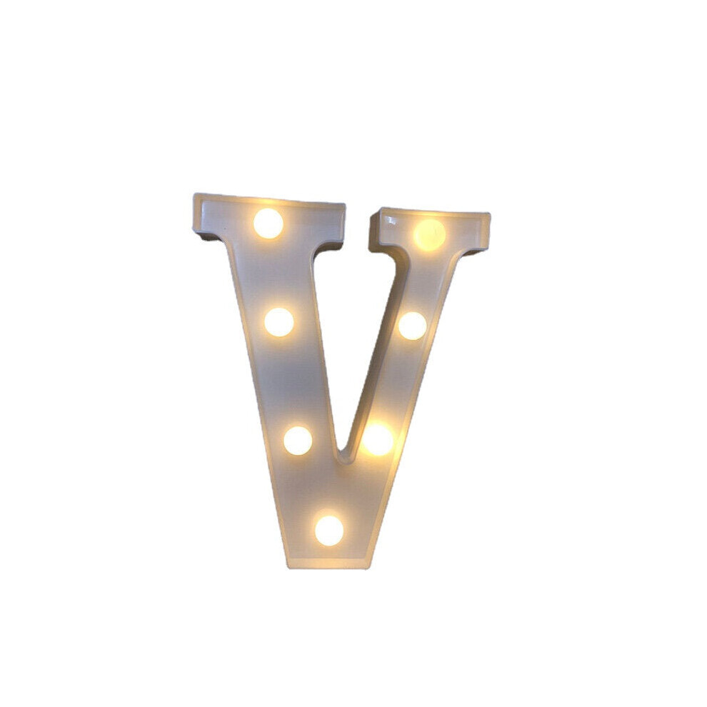 (V) LED English Letter And Symbol Pattern Night Light Home Room Proposal Decor Creative Modeling Lights For Bedroom Birthday Party