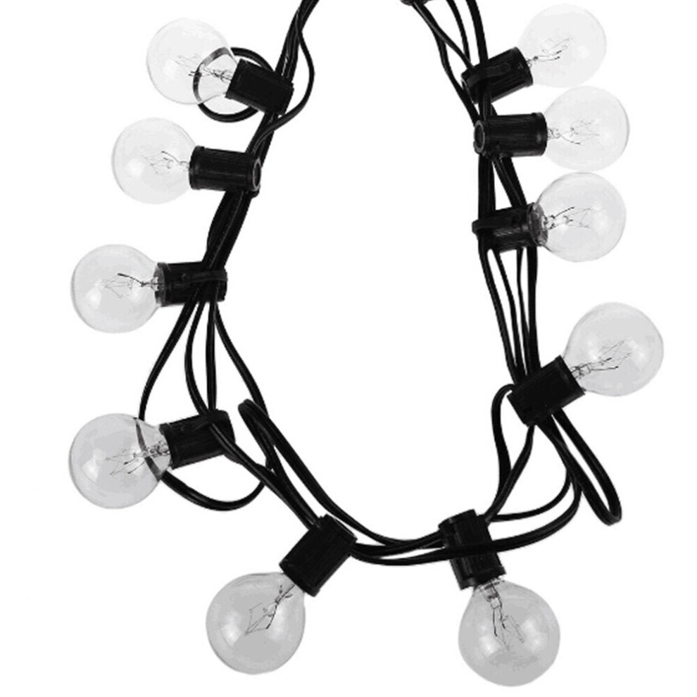 (UK Plug) 25FT Patio String Light Christmas G40 Globe Festoon Bulb Fairy String Light Outdoor Party Garden Garland Wedding Decorative Lights-image-OPC-PCJVZ8N-NEW