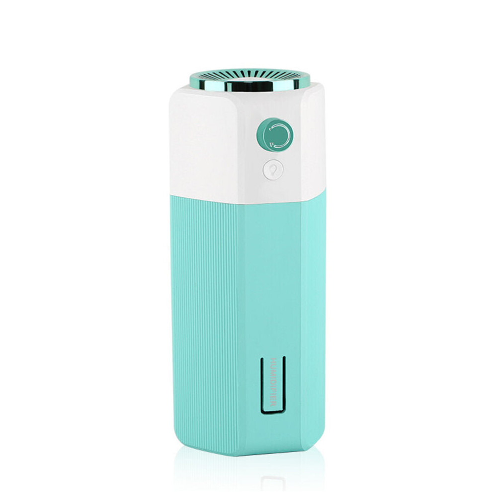 (Green) 300mL USB Colorful Breathing Light Mute Adjustable Ultrasonic Humidifier For Home Car Air Freshener Essential Oil Diffuser