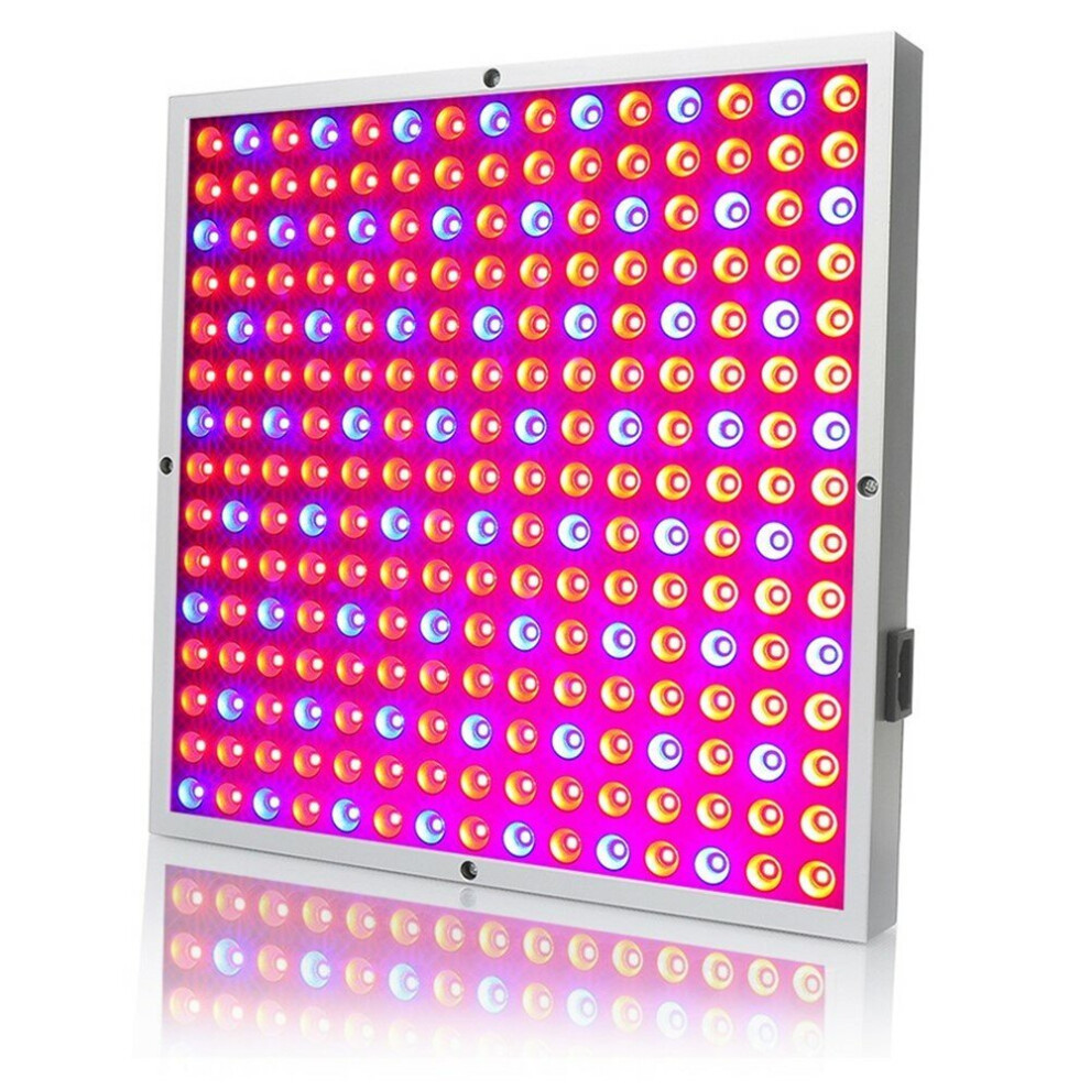 (US Plug) Full Spectrum 30W Panel 225LED Grow Light Growing Lamp for Indoor Seedling Greenhouse Plant Flowering AC85~265V