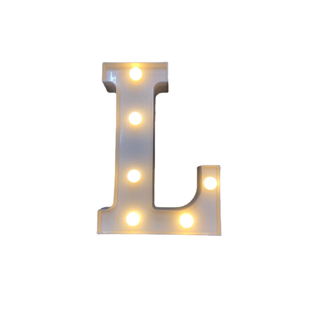 (L) LED English Letter And Symbol Pattern Night Light Home Room Proposal Decor Creative Modeling Lights For Bedroom Birthday Party