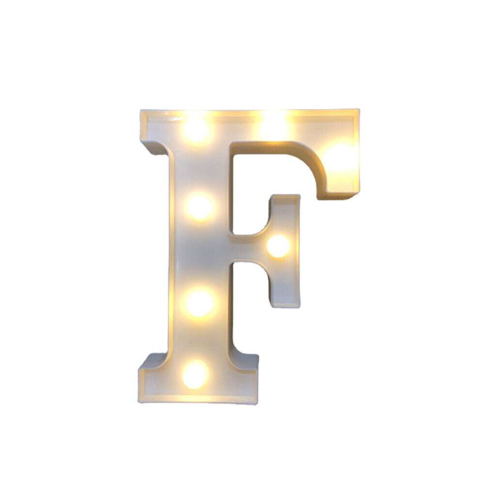 (F) LED English Letter And Symbol Pattern Night Light Home Room Proposal Decor Creative Modeling Lights For Bedroom Birthday Party