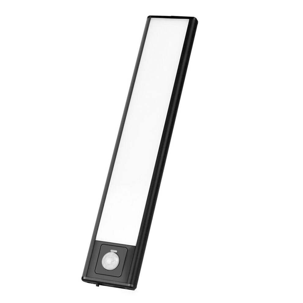 (Black, White Light) 20CM Cabinet Closet Lights Motion Sensor Light Indoor LED Smart Homelife Bars