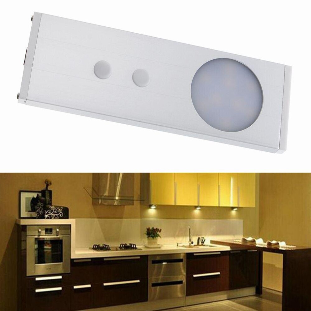 (Natural Color) 1.8W 9 LED IR Infrared Motion Cabinet Light Sensor Night Lamp Warm White/White DC12V