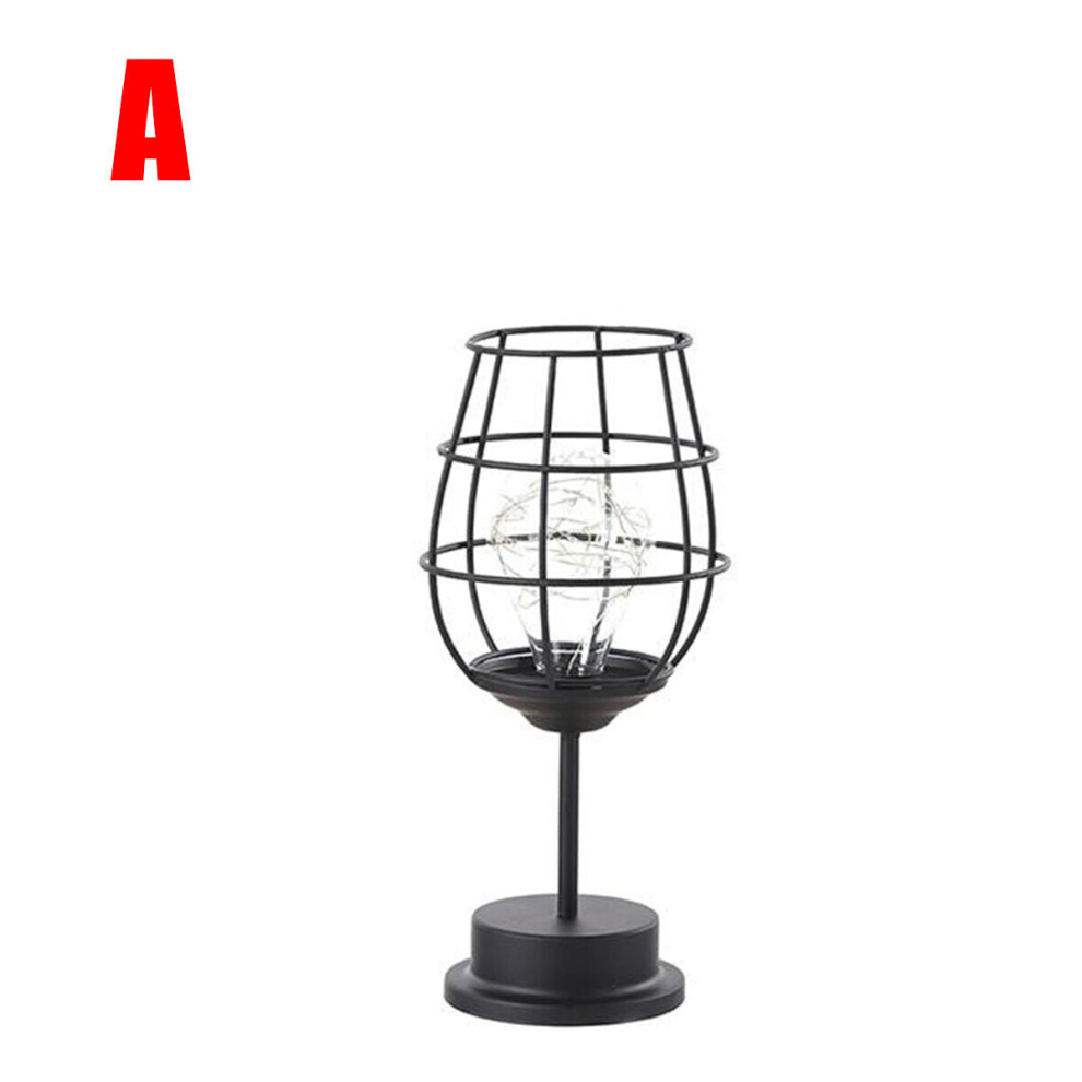 (Type A) Table Lamps Bedroom Living Room LED Bedside Light Modern Art Bed Lamp Night Light Office Desktop Decoration
