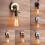 (Gold) Modern Edison Vintage Ceiling Light Wall Lamp Bulb Holder Socket Sconce 3