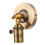 (Gold) Modern Edison Vintage Ceiling Light Wall Lamp Bulb Holder Socket Sconce 8