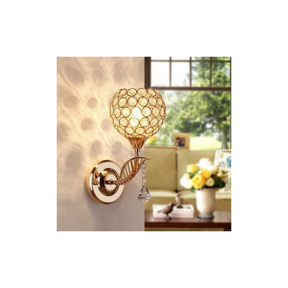 Modern Crystal Wall Light Living Room Corridor Balcony Lamp 220V